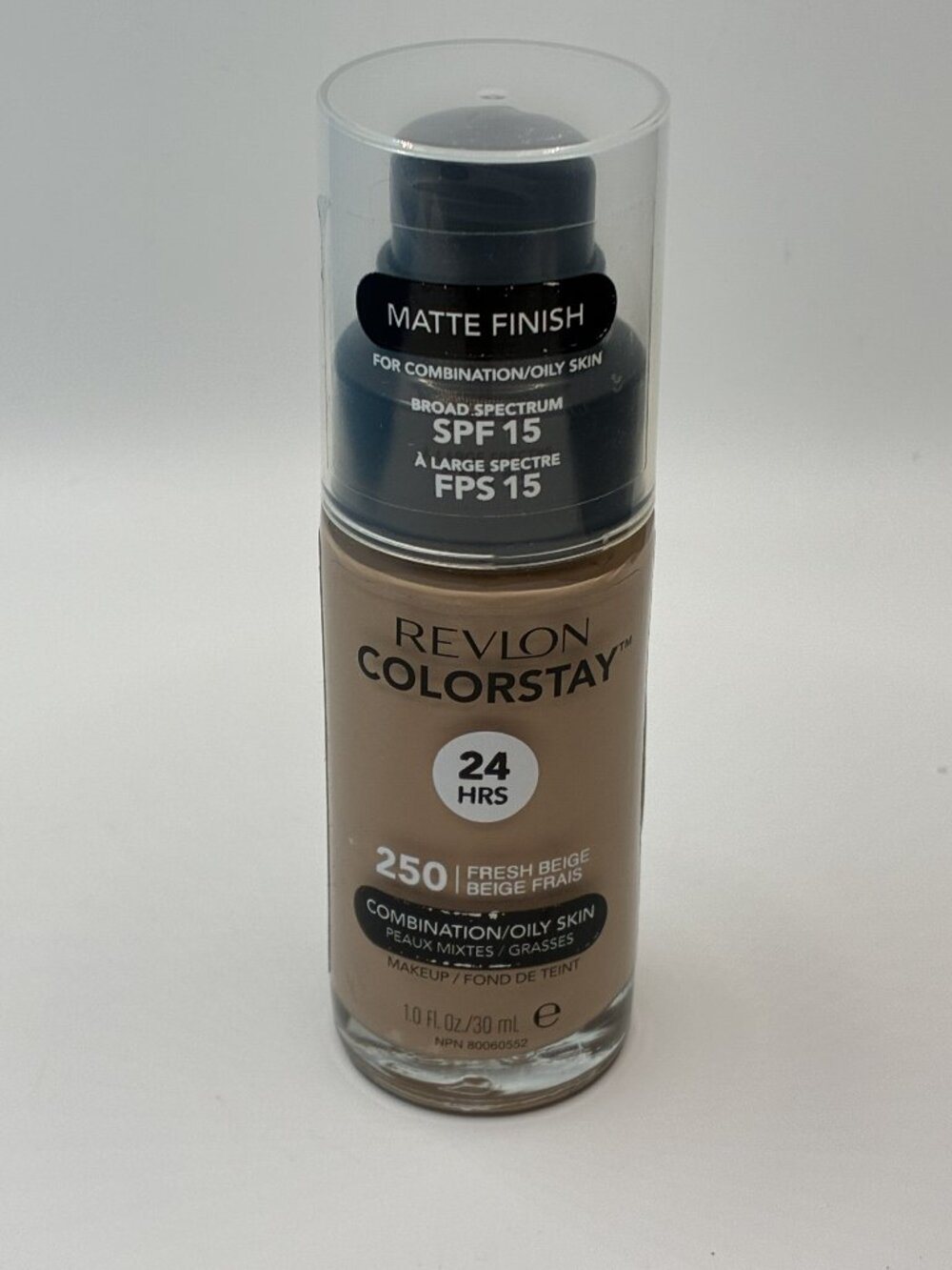 250 - Fresh Beige: Revlon ColorStay 24 Hour Liquid Foundation, SPF 15, Matte